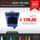 Illustration for article titled Avail 25% Off On Your Purchase Of ELETTRA – Technical Waterproof Shoulder Bag!em/em